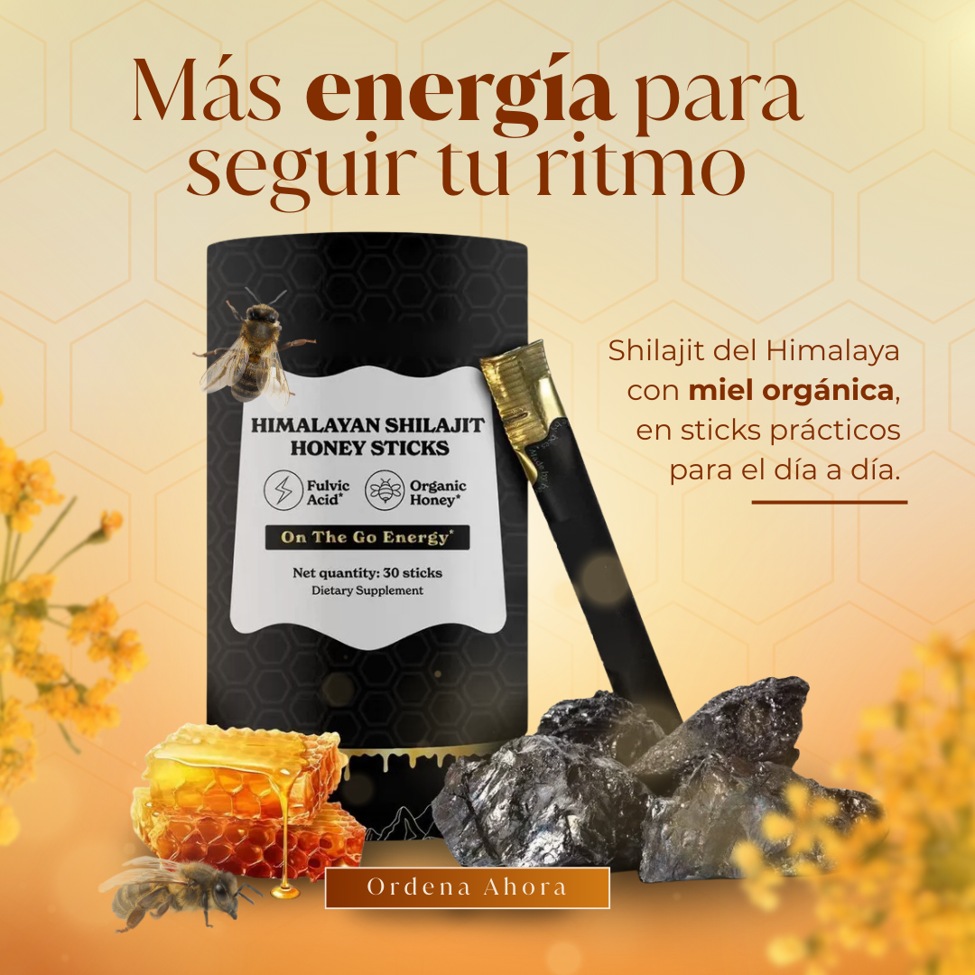 Shilajit en Sobres para Hombres - POTENCIA MASCULINA PARA VIVIR A PLENITUD 😱50% DE DESCUENTO😱
