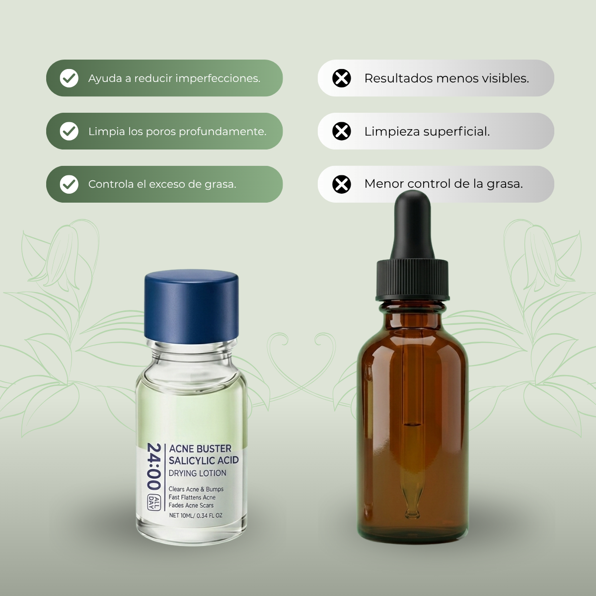 Suero de Ácido Salicilico para el Acné - LUCE UNA PIEL SUAVE Y LIBRE DE ACNÉ 😍50% DE DESCUENTO😍