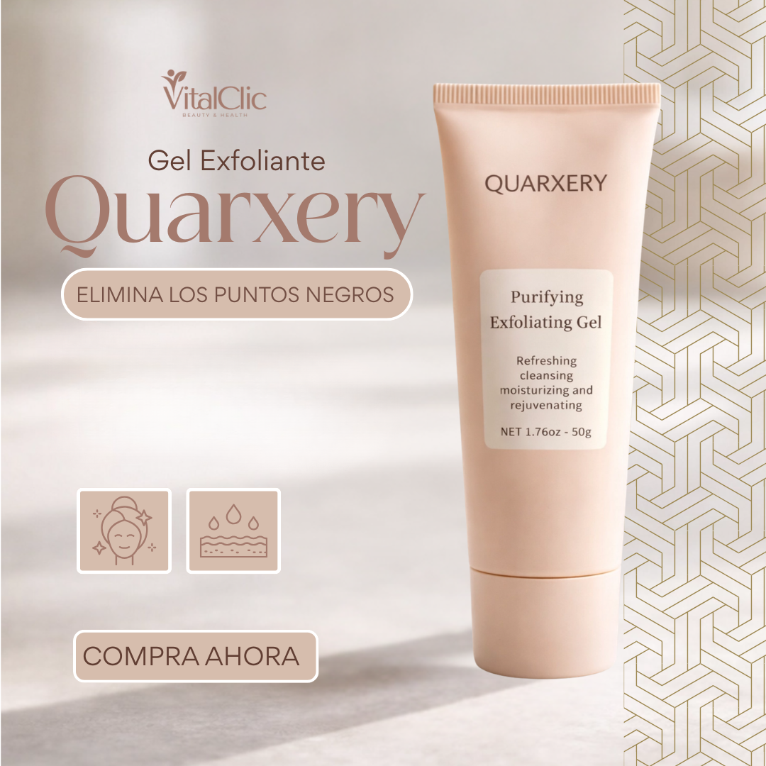 Gel Exfoliante Quarxery - Elimina Manchas y Puntos Negros 😱50% DE DESCUENTO😱