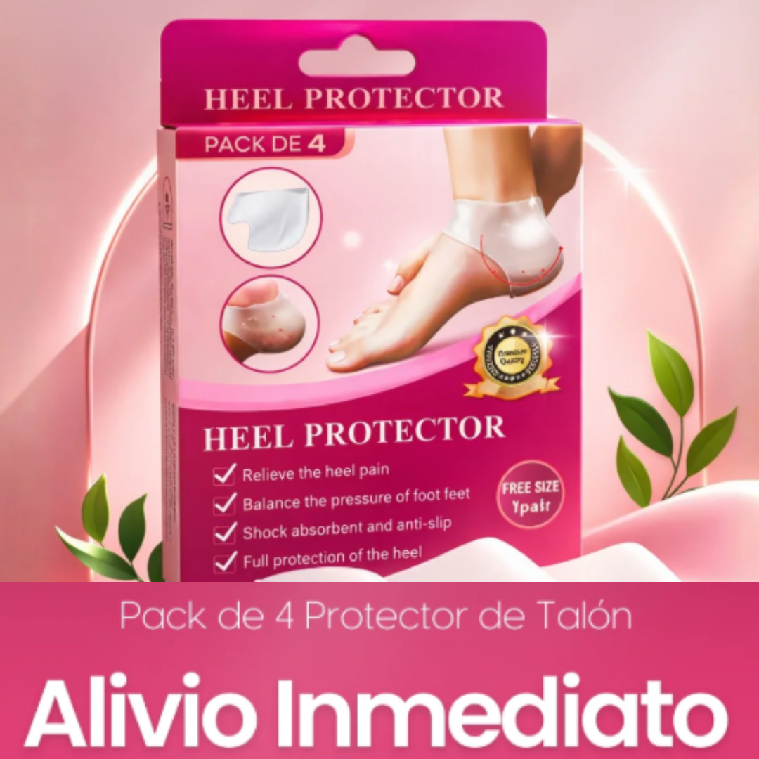 Pack de 4 Protectores de Talón - ALIVIO INMEDIATO PARA TUS TALONES 😲50% DE DESCUENTO😲
