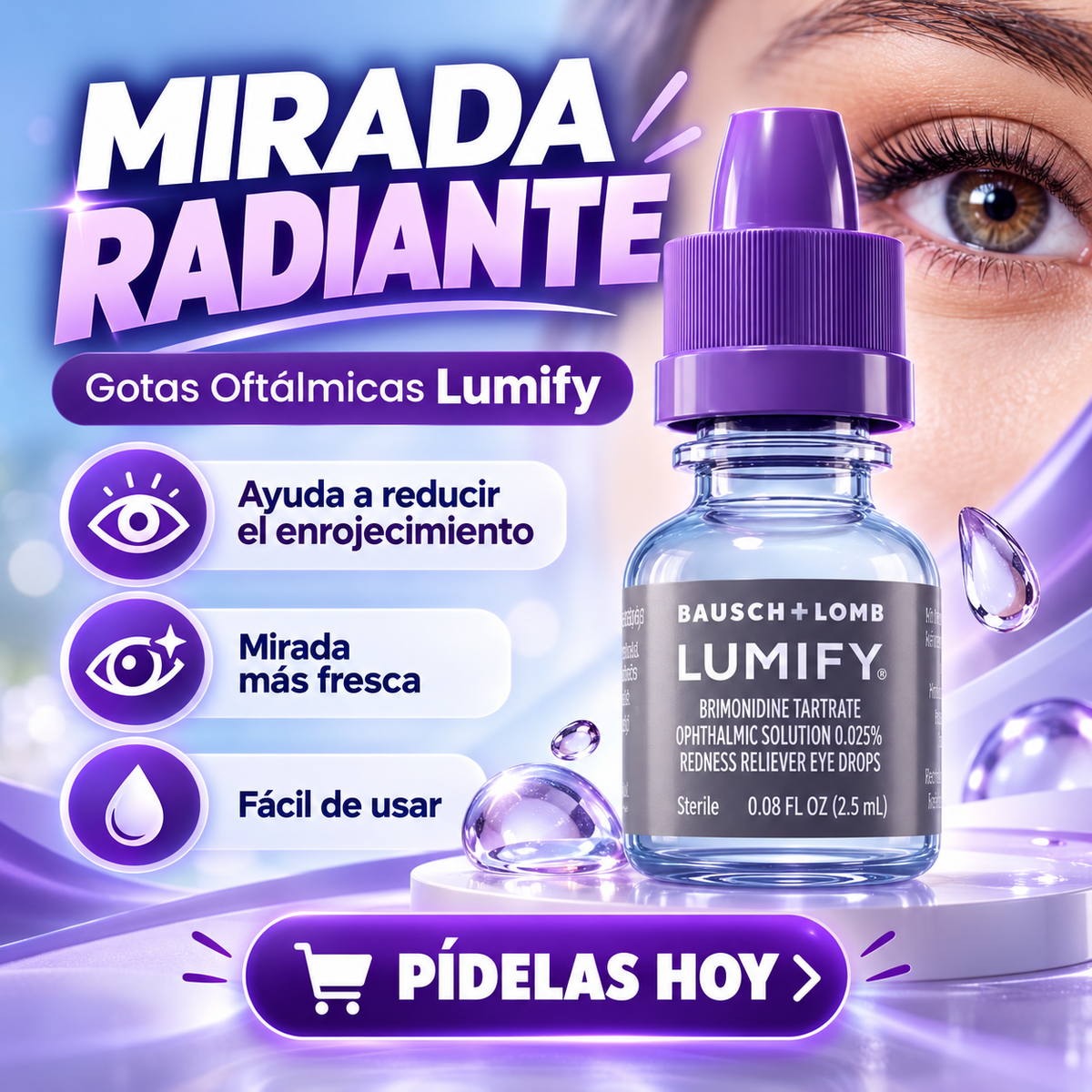 Gotas Oftalmológicas LUMIFY - EL PODER PARA SANAR TUS OJOS 👀50% DE DESCUENTO👀