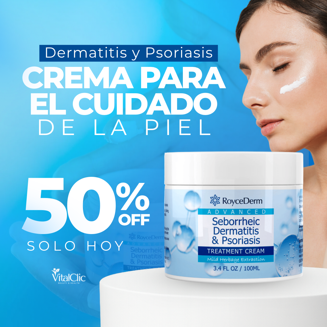 Crema para el Cuidado de la Piel - DILE ADIÓS A LA DERMATITIS Y PSORIASIS 😱50% DE DESCUENTO😱