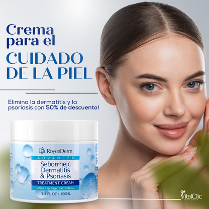 Crema para el Cuidado de la Piel - DILE ADIÓS A LA DERMATITIS Y PSORIASIS 😱50% DE DESCUENTO😱