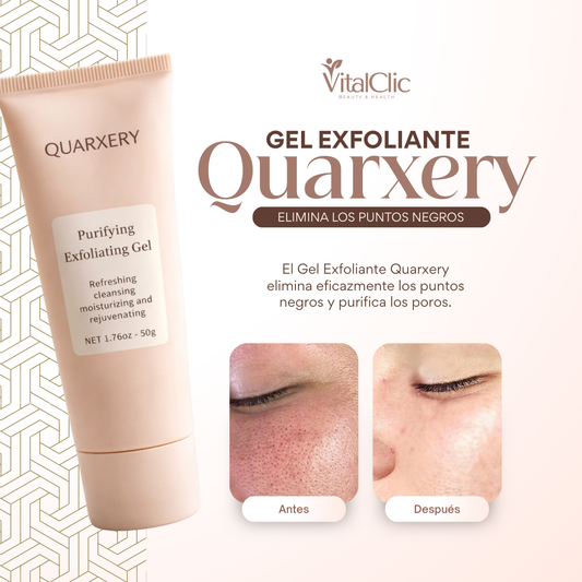 Gel Exfoliante Quarxery - Elimina Manchas y Puntos Negros 😱50% DE DESCUENTO😱