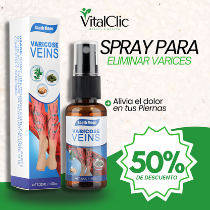 Spray para Eliminar Varices - Alivia el dolor en tus Piernas 😱50% DE DESCUENTO😱