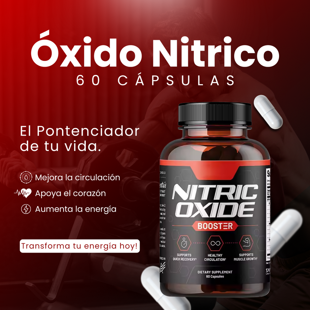 Óxido Nítrico 60 Cápsulas - EL POTENCIADOR DE TU VIDA 😍 – VitalClic CL
