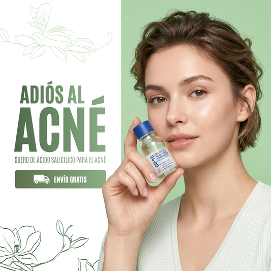 Suero de Ácido Salicilico para el Acné - LUCE UNA PIEL SUAVE Y LIBRE DE ACNÉ 😍50% DE DESCUENTO😍