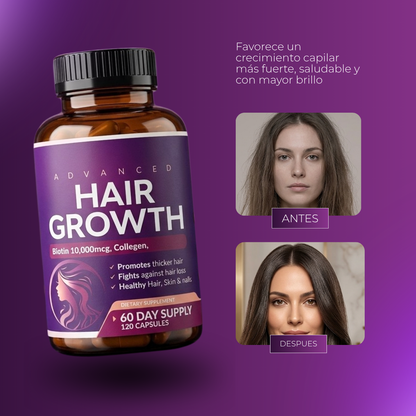 ADVANCED HAIR - Suplemento para el Fortalecimiento Capilar 😲50% DE DESCUENTO😲