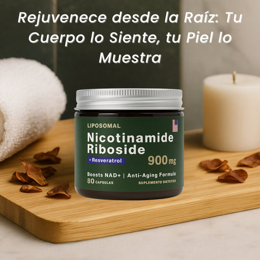 Nicotinamida NAD + Resveratrol - 80 Cápsulas 😱COMBATE EL ENVEJECIMIENTO😱