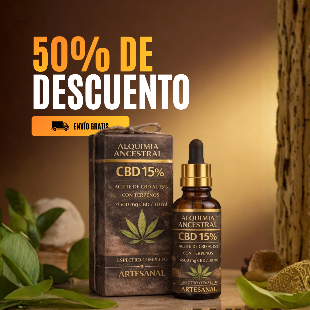 Aceite de CBD al 15% - TRANSFORMA TU VIDA EN SEGUNDOS 😍50% DE DESCUENTO😍