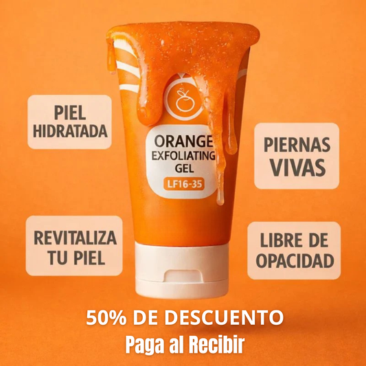 Exfoliante Orange - Aclarante y Limpiador Facial, Elimina Manchas e Hidrata tu Piel  😱50% DE DESCUENTO😱