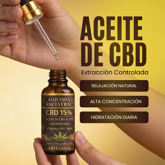 Aceite de CBD al 15% - TRANSFORMA TU VIDA EN SEGUNDOS 😍50% DE DESCUENTO😍
