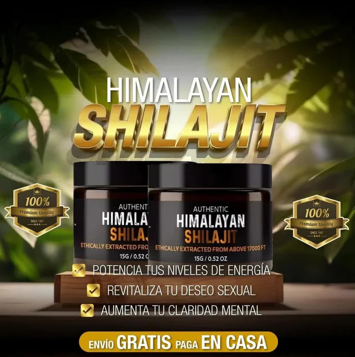 Shilajit Himalaya Original® - EL SUPLEMENTO QUE POTENCIA TU VIDA