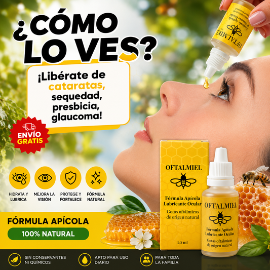 Oftalmiel - Gotas para los Ojos 👀LA MAGIA QUE SANA TUS OJOS 😲50% DE DESCUENTO😲
