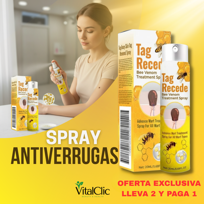 Spray Antiverrugas - DILE ADIÓS A LAS VERRUGAS Y LUCE UNA PIEL SANA EN SEGUNDOS 😱LLEVA 2 Y PAGA 1😱