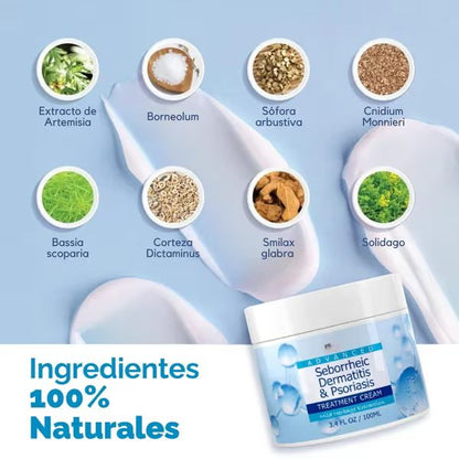 Crema para el Cuidado de la Piel - DILE ADIÓS A LA DERMATITIS Y PSORIASIS 😱50% DE DESCUENTO😱